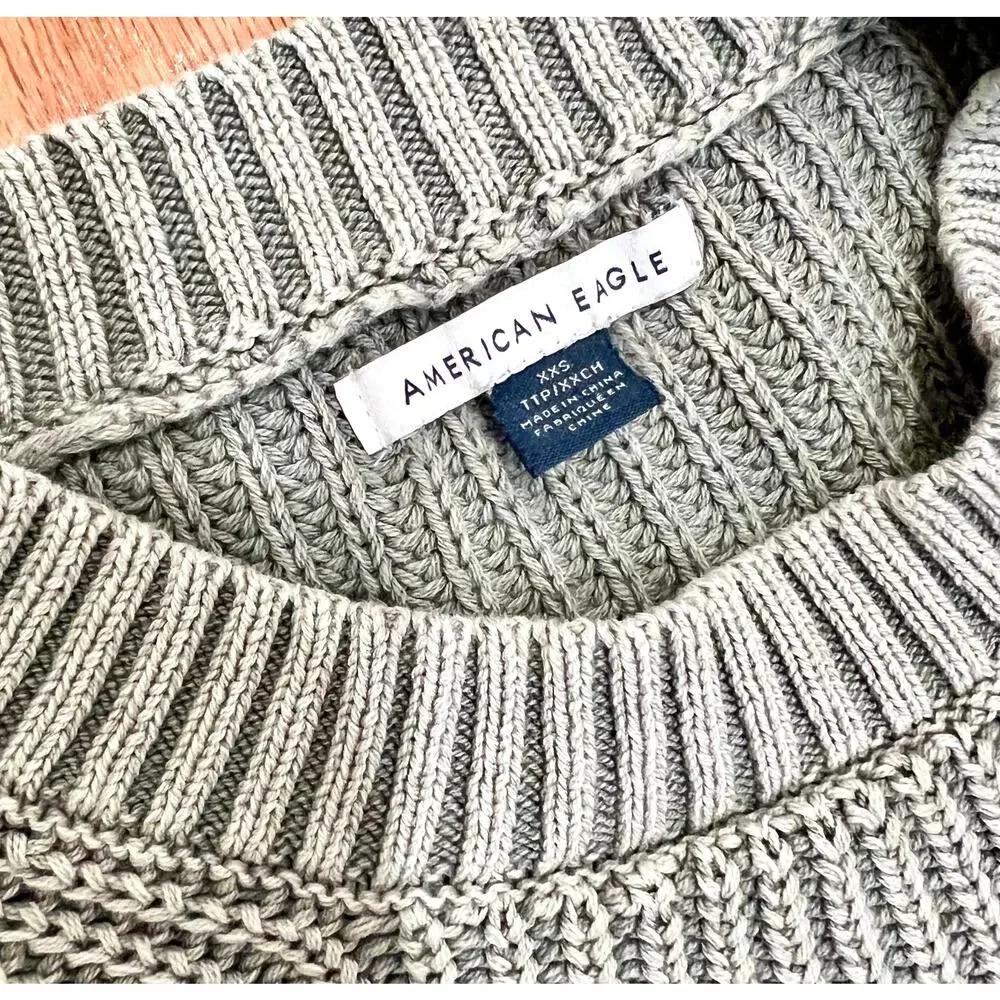 American Eagle 100% cotton crew neck sweater - Picture 5 of 8